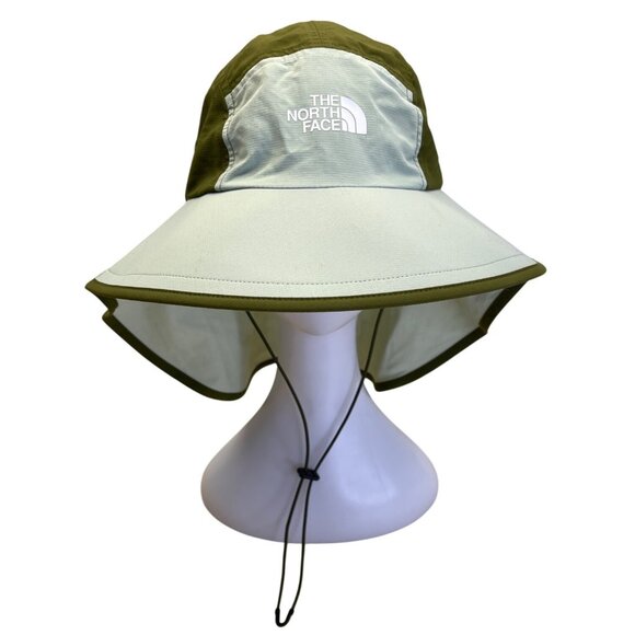 The North Face Sunshield Hat Unisex L/XL Green & Light Gray Outdoor Gear - Picture 1 of 7